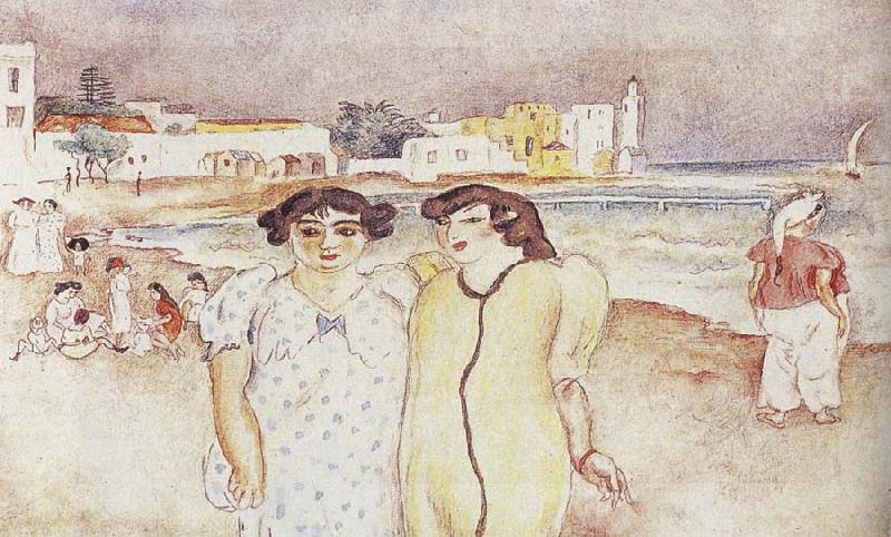 Jules Pascin River oil painting picture